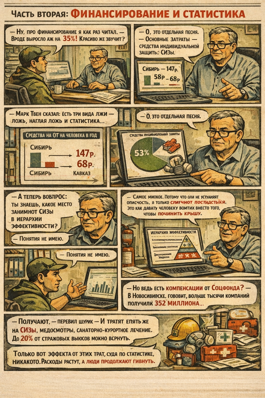 Рассказ ИИ про Шурика и охрану труда