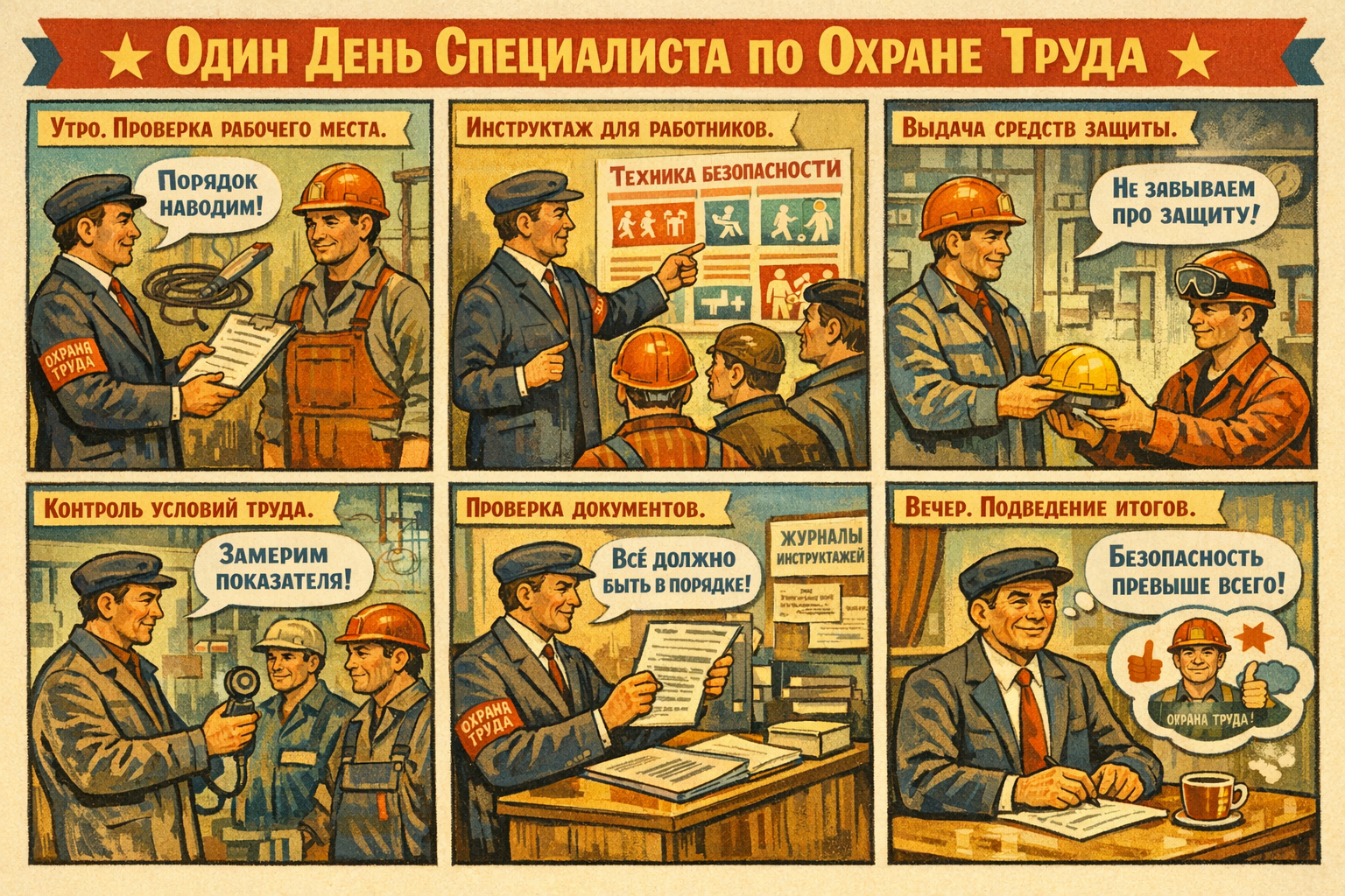 Охрана труда в СССР по мнению ИИ