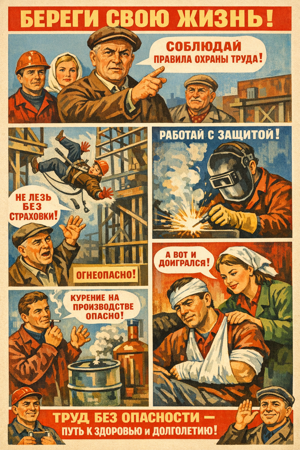 Охрана труда в СССР по мнению ИИ